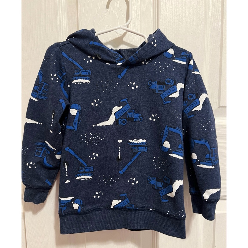 Toddler construction hoodie